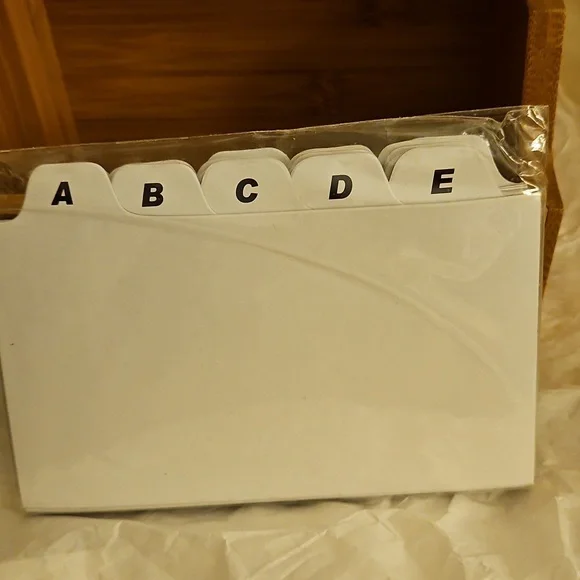 POTTERY BARN Recipe Box W/ Dividers. NWOT - Picture 11 of 11